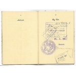 PASZPORT - Rzeczpospolita Polska. Dokument wystawiony nauczycielowi gimnazjalnemu Bronisławowi Dańcowi dn. 20 V 1931 w K...