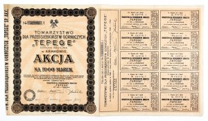 TEPEGE, Society for Mining Enterprises, Joint Stock Company in Cracow....