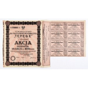 TEPEGE, Towarzystwo dla Przedsiębiorstw Górniczych, Spółka Akcyjna w Krakowie. Akcja zbiorowa,...
