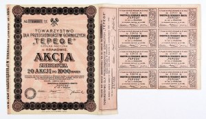 TEPEGE, Society for Mining Enterprises, Joint Stock Company, Krakow. Collective action,...