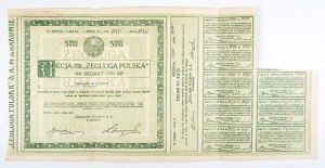 ŻEGLUGA Polska, Joint Stock Company. 5 (five) pieces. Share ... at seven hundred (700) MP. which grants its owner [......