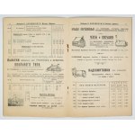 LASKOWSKI R., Fabrika Brezentov, Nepromokaemych tkanej i Polotnjanych Izdelij. Prejs-Kurant N-o 24. Moskva 1911. 8,...