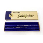 FABER Johann. Pudełko kartonowe zbiorcze z kompletem 6 pudełek, w każdym 12 ołówków kopiowych marki Goldfaber.
