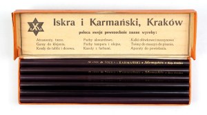 ISKRA and Karmanski, M. Chyżewski and Ska. Cardboard box with a set of 12 pencils by Ink Memphis.