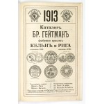 [HEITMANN Gebr.]. Katalog Br. Gejtman, fabrika krasok, Keln i Riga. 1918. Riga 1913. Lito-tipografia A. Štal. 8, s....