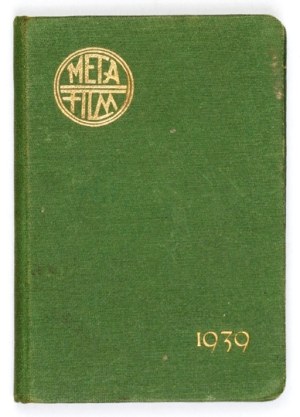 META-FILM. Film schedule for 1939 Lviv [1938]. [n.w.]. 16, s. [60]. Original gilt pl. binding,.