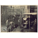 M. Steckel - kuźnia w Hucie Bismarcka w Chorzowie na 2 fotografiach z nie przed 1928.
