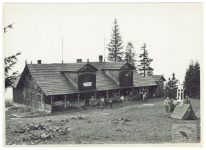 J. Jaroszyński - shelter on Markowy Szczawiny near Babia Gora in a photograph from the 1st half of the 1930s....