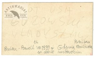 [HARCERTY - Chief Scout of the World Robert Baden-Powell on a visit to Poland - situational photograph, posed]....