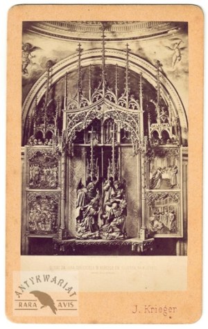 J. Krieger - the triptych of St. John the Baptist in St. Florian Church in a photograph from the 1970s/80s....
