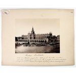 Sukiennice na fotografii I. Kriegera z pocz. l. 80. XIX w. - ujęcie w dużym formacie.