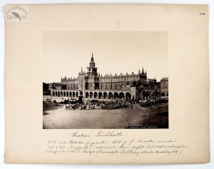 The Cloth Hall in a photograph by I. Krieger from the early l. 1880s of the 19th century. - large format shot.