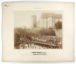 Photograph by S. Bizanski of the transfer of Adam Mickiewicz's remains to Wawel Castle, July 4, 1890....