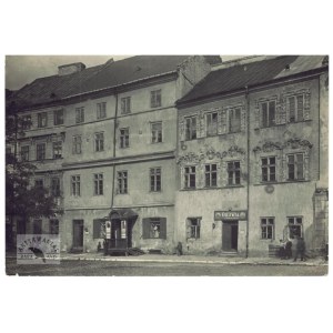 J. Bułhak – kamienice na rynku Starego Miasta w Lublinie. Zdjęcie z 1921, odbitka z 1937.
