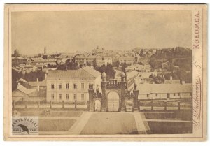 J. Dutkiewicz - Chernivtsi - view of the city - in a photograph from the lat. 70. of XIX century.