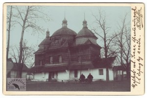 F. Schoffer - Orthodox church of St. John the Baptist in Grodek Jagielloński in a photograph from the 1st half....