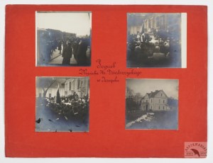 [KRESY - JEZUPOL - funeral of Count Wojciech Dzieduszycki - scenic, situational photographs]. [III 1909]...