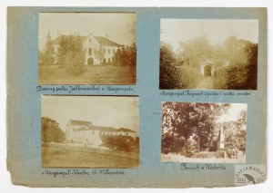 [KRESY - MARIAMPOL - Jablonowski Palace and others - scenic, situational photographs]. [not after 1915]....