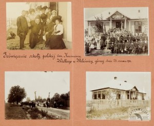 [KRESY - WELEŚNICA Górna - dedication of Kazimierz Wielki Polish School - view, situational photographs]....