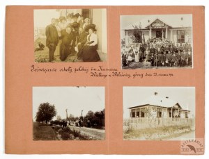 [KRESY - WELEŚNICA Górna - dedication of Kazimierz Wielki Polish School - view, situational photographs]....