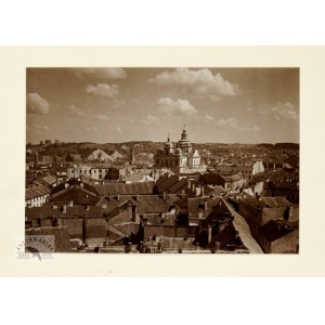 J. Bułhak - fragment panoramy miasta Wilna na fotografii z lat. 30. XX w.