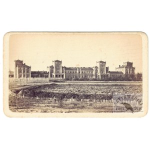 K. F. Lang - Stary Dworzec Lwowski na fotografii z lat 60. XIX w.