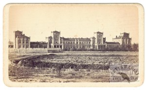 K. F. Lang - Old Lviv Railway Station in a photograph from the 1860s.