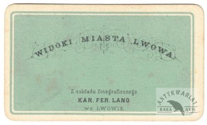 K. F. Lang - Old Lviv Railway Station in a photograph from the 1860s.