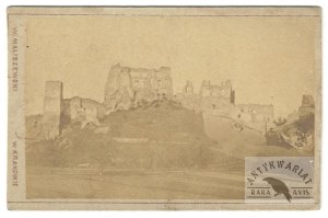 W. Maliszewski - ruins of Kamieniec castle in Odrzykoń in a photograph from not after 1856?