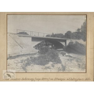 [USTRZYKI Dolne - most żelazno-betonowy [rozp. 22.0 m] na Strwiążu w Ustrzykach doln. - fotografia widokowo-sytuacyjna]....