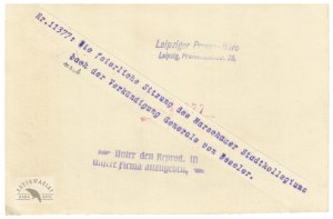 Warsaw - General Beserel's speech during the meeting of the City Council after the proclamation of the act on November 5, 1916 - photo pr...