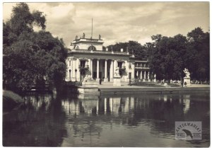 H. Poddębski - the palace in Łazienki in a photograph from the 1930s.