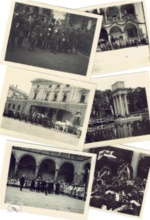 [BEM Jozef - bringing General Bem's ashes to Krakow and Tarnów - situational photographs]. [29/30 VI 1929]....