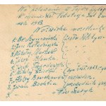 [ZESŁAŃCY polityczni na polowaniu w syberyjskiej tajdze - fotografia sytuacyjna]. [1913]. Fotografia form. 10x15,...