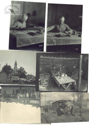 [WWI battle route - situational photographs]. [1915]. Set of 68 photographs form. ca 6.5x9 cm, 6.5x10.5 cm,...