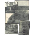 [I WOJNA św. - szlak bojowy - fotografie sytuacyjne]. [1915]. Zestaw 68 fotografii form. ca 6,5x9 cm, 6,5x10,5 cm,...