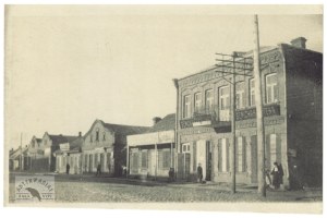 Baranovichi - Main Street - press photograph from the First World War.