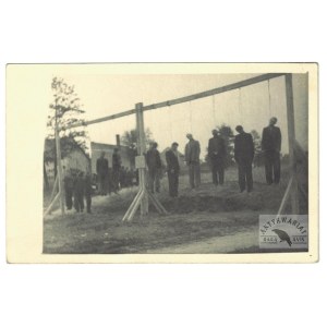 [II WOJNA św. - egzekucja Polaków - mieszkańców Woli Duchackiej w Krakowie - fotografie sytuacyjne]. [1 VII 1942]...