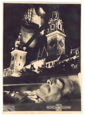 [PIŁSUDSKI Józef - national mourning - photomontage]. [1935]. Photograph form. 23,3x16,...