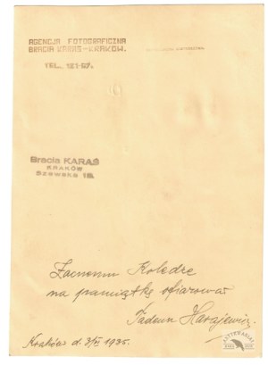 [PIŁSUDSKI Józef - national mourning - photomontage]. [1935]. Photograph form. 23,3x16,...