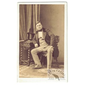 Disderi & Cie. w Paryżu - Aleksander Walewski Colonna, powstaniec listopadowy - fotografia portretowa z lat 50./...