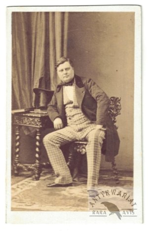 Disderi & Cie. in Paris - Alexander Walewski Colonna, November insurgent - portrait photograph from the 1850s/...