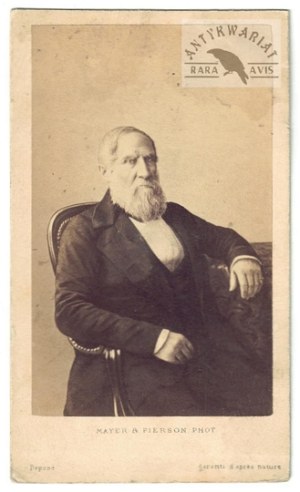 Mayer & Pierson Phot.- Henryk Dembinski, November insurgent - portrait photograph from not after 1864.