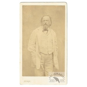 E. Carjat - Aleksander Hercen - orędownik powst. styczniowego na fotografii portretowej z końca lat 60....