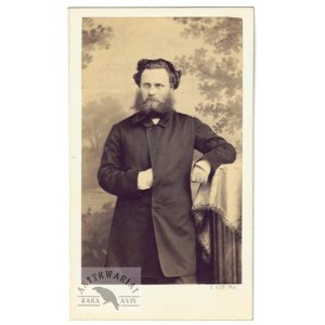 A. Ken (polski fotograf w Paryżu) - powstaniec styczniowy Ludwik Mierosławski na fotografii z przeł. lat 50./60....