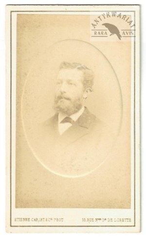 E. Carjat - Walery Antoni Wróblewski - January insurgent in a portrait photograph from not before 1867.