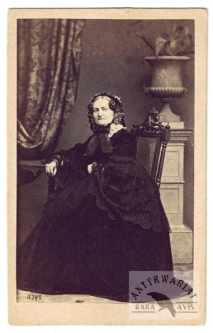 A. and F. Zeuschner - January Uprising - Countess Skórzewska? in costume from the period 