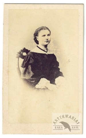 B. Filehne - January Uprising - young woman in costume from the period of 