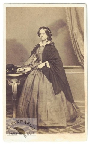 I. Mzek - January Uprising - woman in costume from the period of 