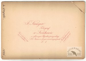 [KOPERNIK Mikołaj (actually Johann Stöffler) - portrait photograph - cabinet format shot]. [1843?/l....